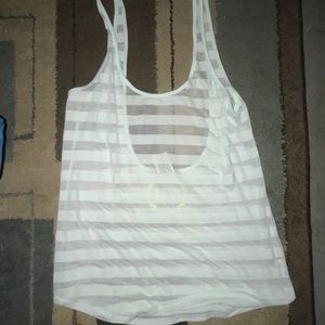 Pink Victoria secret open back tank top(final$)
